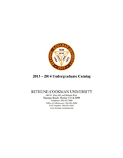 Undergraduate Catalog 2014 - 2015