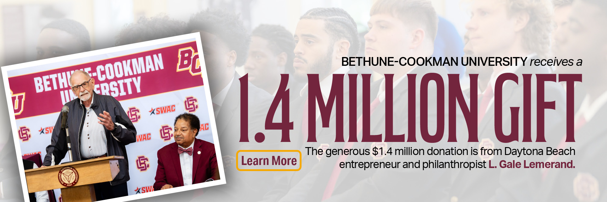 1.4 million gift