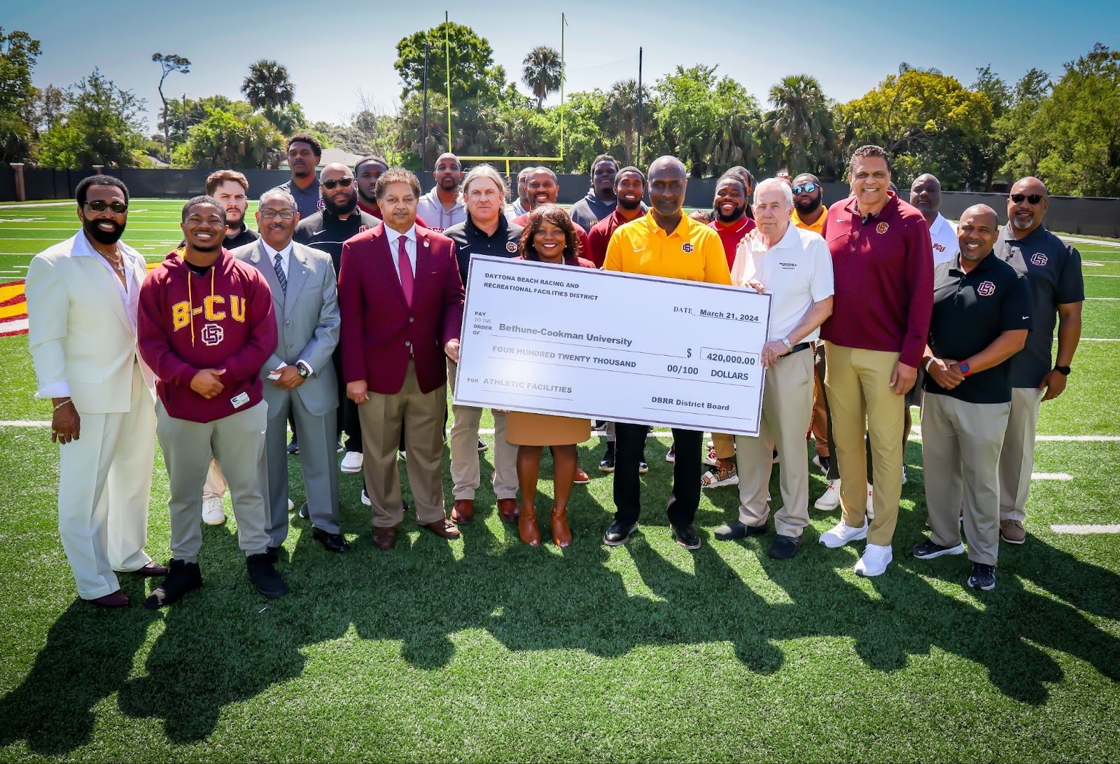 $420k Donation From Daytona Beach Racing And Facilities District Pushes B-CU Past $500k Raised Of Its $1 Million Fundraising Goal